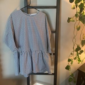 Buffalo Plaid Blouse 🖤